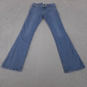 Levis Jeans Women 29 Blue 715 Bootcut Stretch Denim Mid Rise Classic Pants
